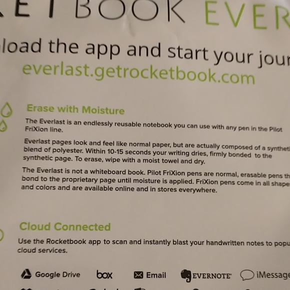 Rocketbook Everlast Core Smart Reusable Intelligen - Picture 7 of 7